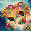 NFL Arizona Cardinals Hawaiian Shirt Flower Hawaii Shirt For Football Fans
