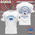 NFL Arizona Cardinals Law Appreciation Month 3D Shirt