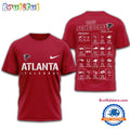 NFL Atlanta Falcons 2025 SCHEDULE Unisex 3D Shirt