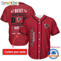 NFL Atlanta Falcons Best Dad Ever Baseball Jersey