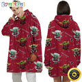 NFL Atlanta Falcons Blanket Hoodie Baby Yoda Unisex Hoodie