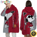 NFL Atlanta Falcons Blanket Hoodie For Fans Unisex Hoodie