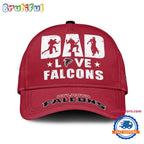 NFL Atlanta Falcons Dad Love Best Father’s Day Baseball Cap