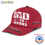 NFL Atlanta Falcons Dad Love Best Father’s Day Baseball Cap