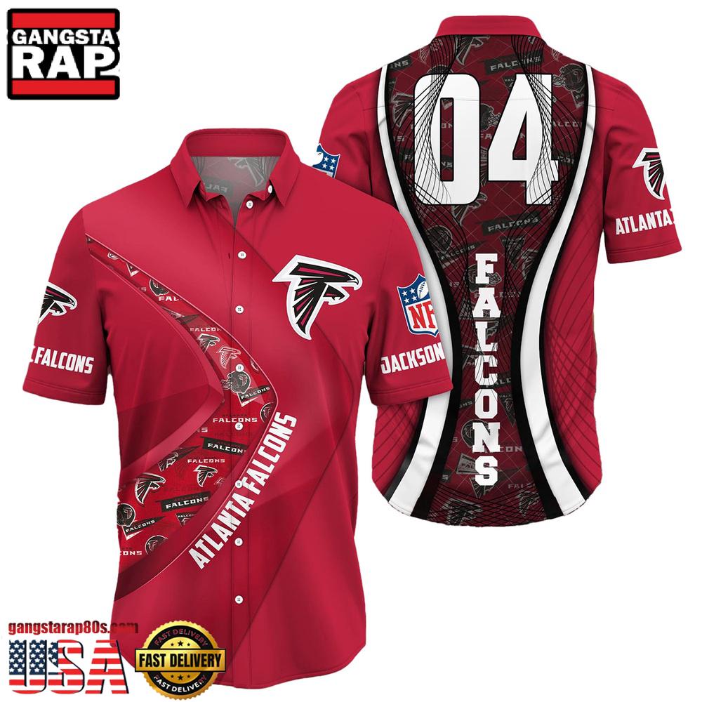 NFL Atlanta FalconsCustom Name Number New Design Hawaiian Shirt For Men Women