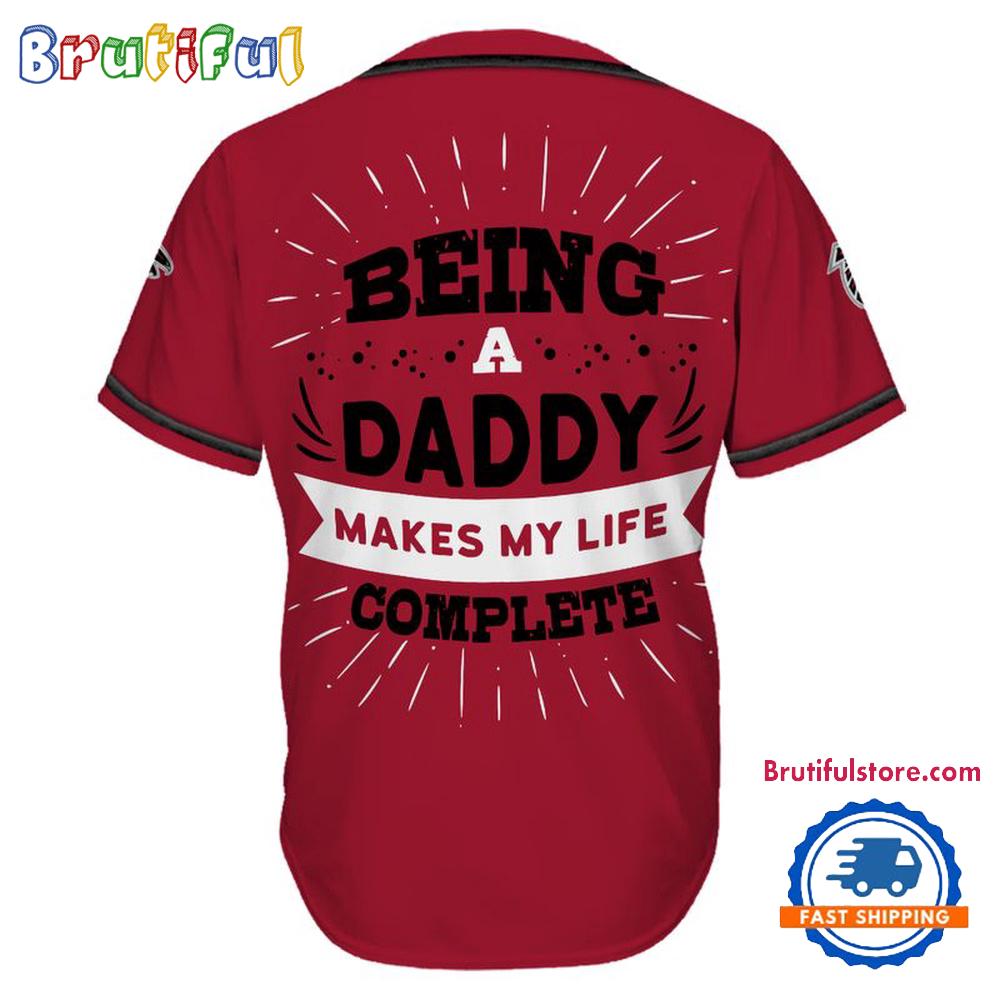 NFL Atlanta Falcons Football Being A Daddy Father’s Day Baseball Jersey