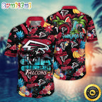 NFL Atlanta Falcons Hawaii Shirt Flower Relaxed Island Wear