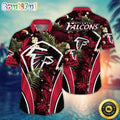 NFL Atlanta Falcons Hawaii Shirt Flower Vibrant Beachy Shirts