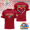 NFL Atlanta Falcons LGBT Happy Pride Month 2025 3D T Shirt
