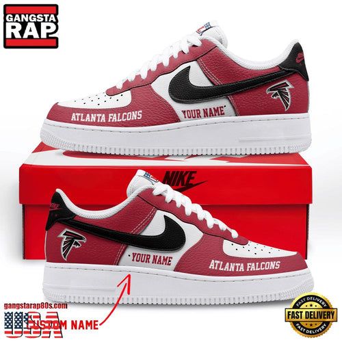 NFL Atlanta Falcons New Design Custom Air Force 1 Running Sneakers Shoes