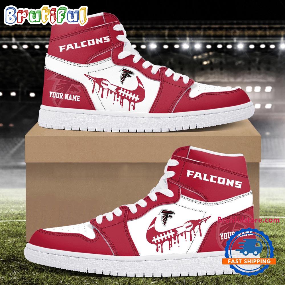 NFL Atlanta Falcons New Season Custom Air Jordan 1 Hightop Shoes