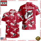 NFL Atlanta Falcons Palm Tree Pattern Hawaii Shirt
