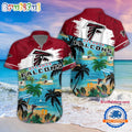 NFL Atlanta Falcons Palm Tree Summer Beach Aloha Hawaiian Shirt