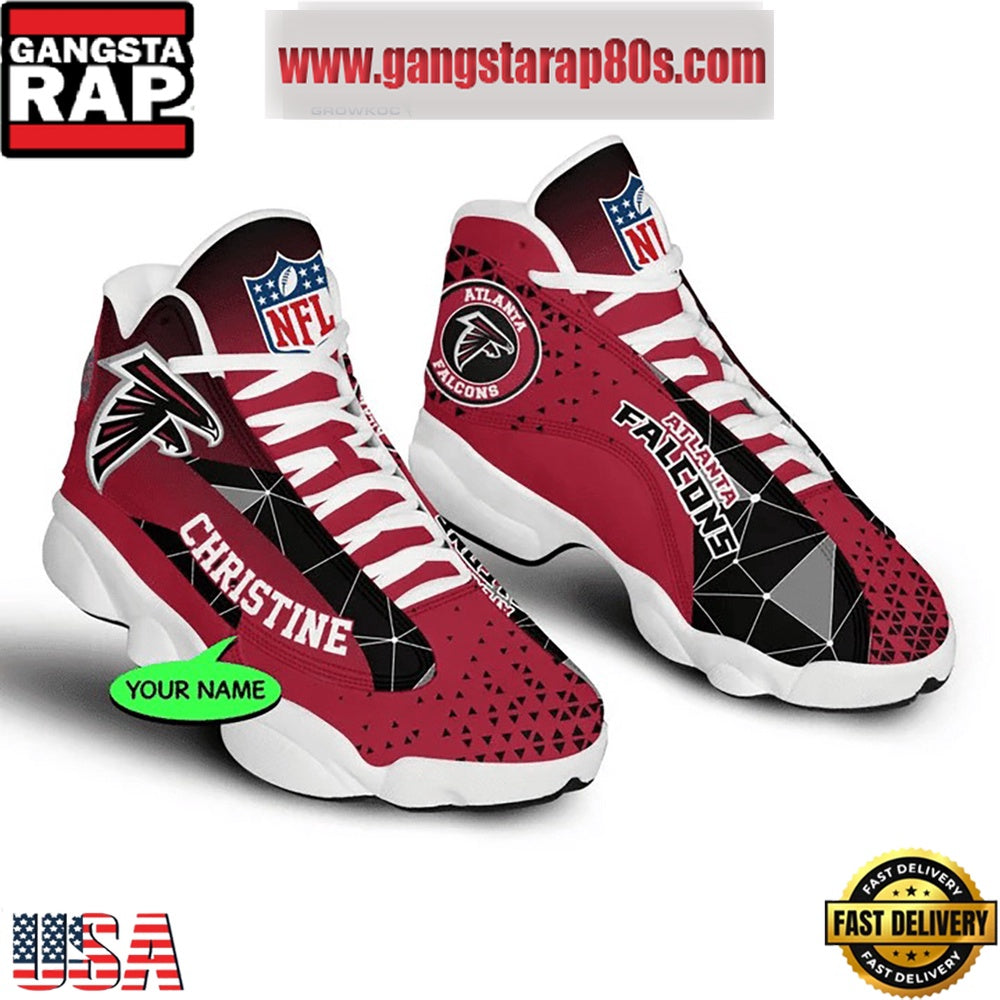NFL Atlanta Falcons Personalized Air Jordan 13 Sport Shoes