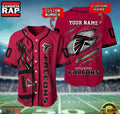 NFL Atlanta Falcons Team Logo Litmited Edition Baseball Jersey Shirt