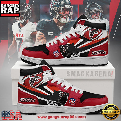 NFL Atlanta Falcons Trending Football Sneakers Nike Air Jordan 1 Shoes
