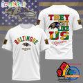 NFL Baltimore Ravens 2025 Juneteenth Freedom Day 3D Shirt