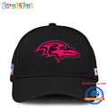 NFL Baltimore Ravens Crucial Catch Pink Breast Cancer Awareness New Football Cap Hats