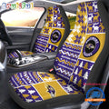 NFL Baltimore Ravens Design Christmas Car Seat Covers, Football Xmas Car Decor
