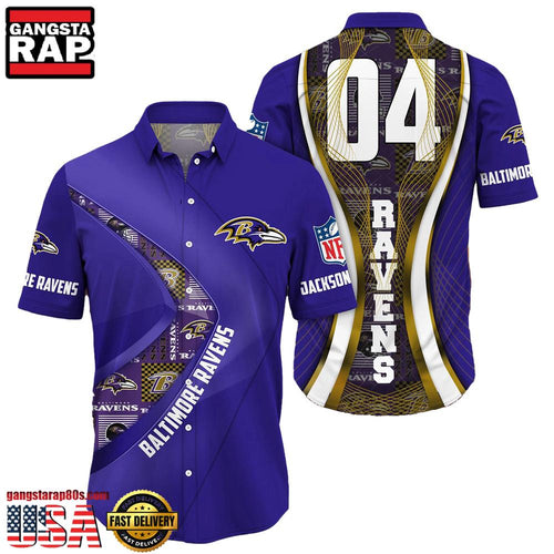 NFL Baltimore RavensCustom Name Number New Design Hawaiian Shirt For Men Women