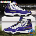 NFL Baltimore Ravens Football Team Custom Air Jordan 11 Shoes