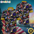 NFL Baltimore Ravens Hawaii Shirt Tiki Me Off Aloha Shirt