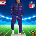 NFL Baltimore Ravens Holiday Christmas New 2025 Zip Hoodie Joggers Set