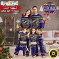 NFL Baltimore Ravens Pajamas Christmas For Family Custom Name Pajamas