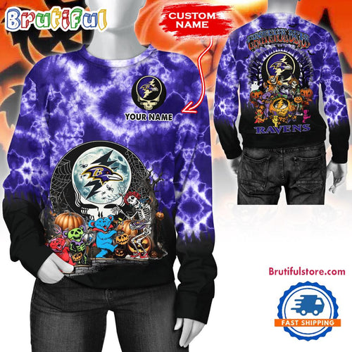 NFL Baltimore Ravens Special Football Halloween Limited New Sweatshirt, Hoodie, T Shirt