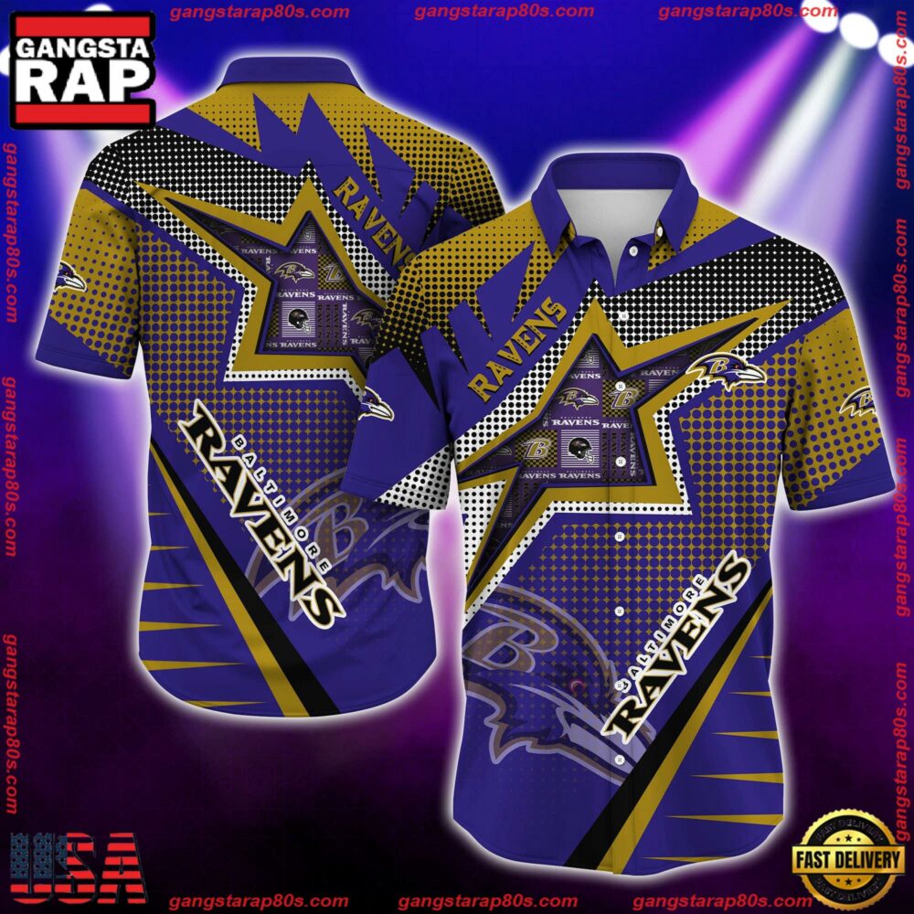 NFL Baltimore Ravens Special Football Team New Design Hawaiian Shirt
