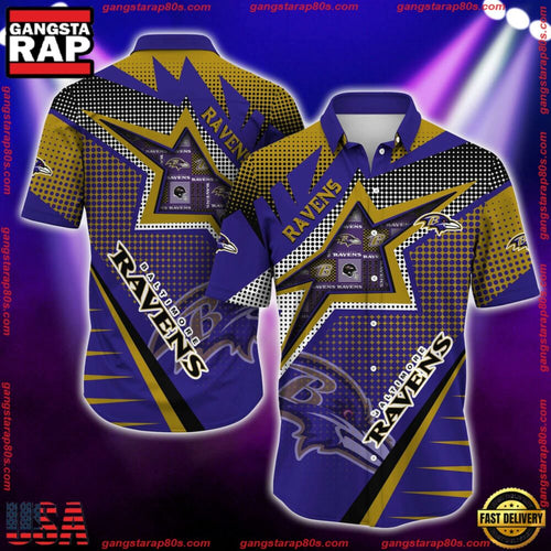 NFL Baltimore Ravens Special Football Team New Design Hawaiian Shirt