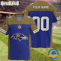 NFL Baltimore Ravens Team New Season Personalized Football Jersey