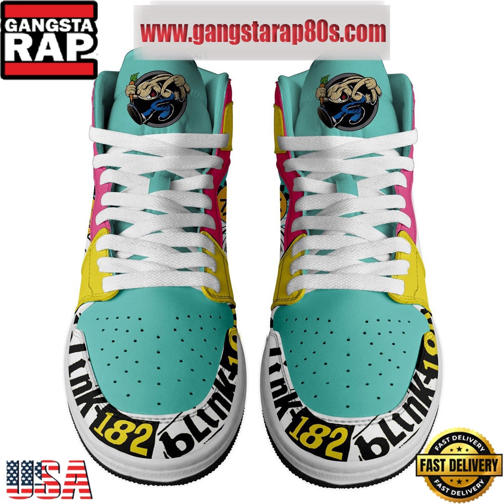 Blink-182 Punks Not Dead Yet Air Jordan 1 Sneakers Shoes