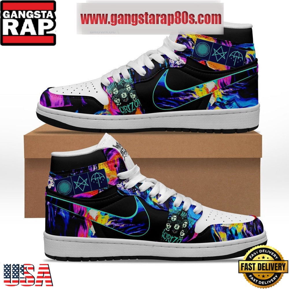 Bring Me The Horizon Love Umbrella Air Jordan 1 Sneakers Shoes