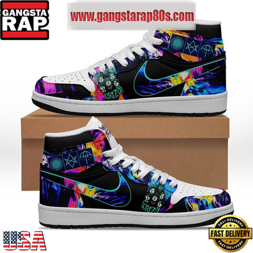 Bring Me The Horizon Love Umbrella Air Jordan 1 Sneakers Shoes