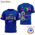 NFL Buffalo Bills 2025 Autism Awareness 3D Shirt