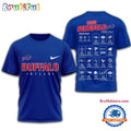 NFL Buffalo Bills 2025 SCHEDULE Unisex 3D Shirt