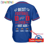 NFL Buffalo Bills Best Dad Ever Baseball Jersey