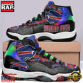 NFL Buffalo Bills Black Unique Design Air Jordan 11 Shoes
