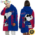 NFL Buffalo Bills Blanket Hoodie For Fans Unisex Hoodie