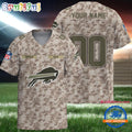 NFL Buffalo Bills Camo Veterans Personalized Football Jersey