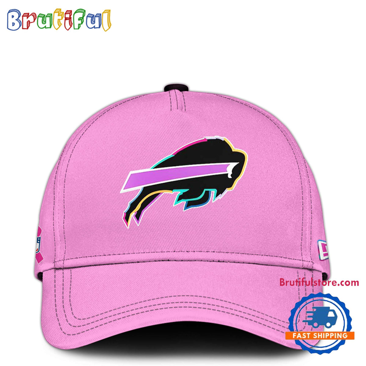 NFL Buffalo Bills Crucial Catch Pink Breast Cancer Awareness Limited Edition Cap