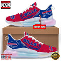 NFL Buffalo Bills Custom Rainbow Atmospheric Air Force 1 Sneaker Shoes