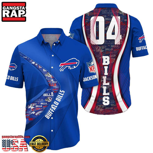 NFL Buffalo BillsCustom Name Number New Design Hawaiian Shirt For Men Women