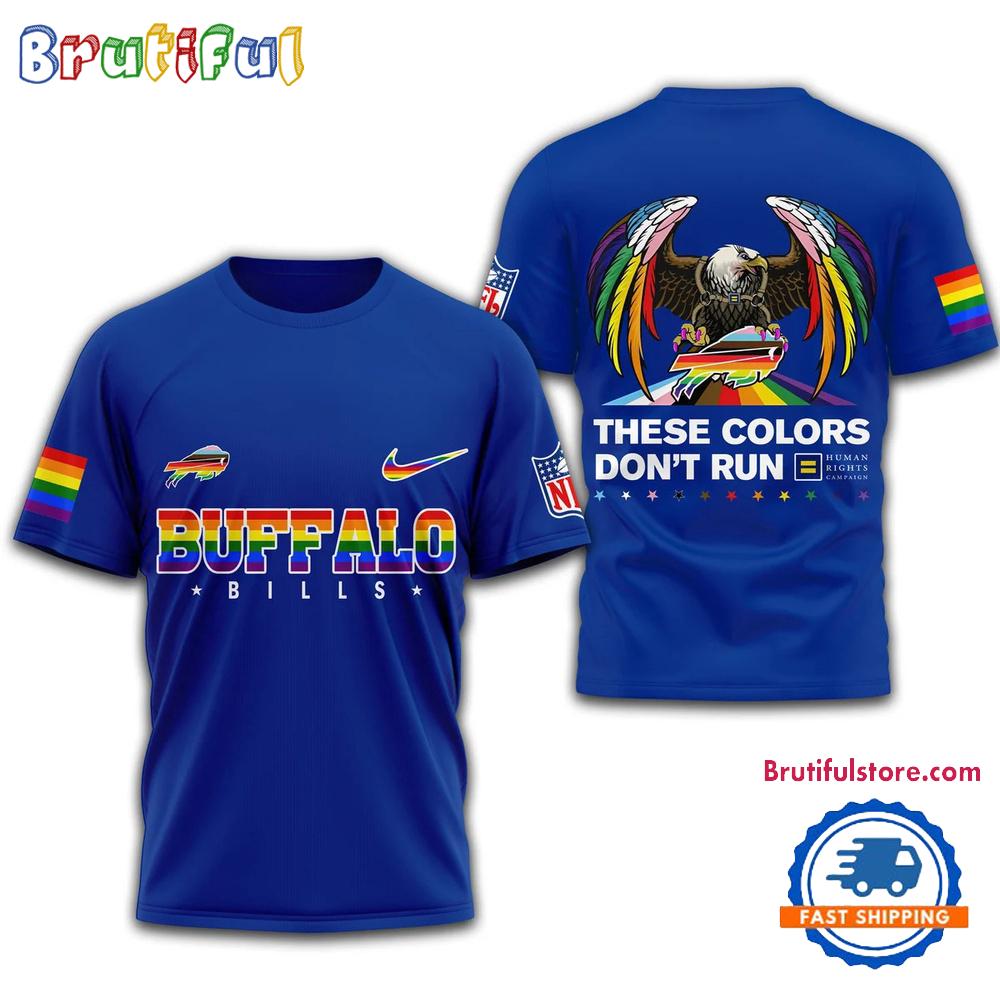 NFL Buffalo Bills Football Human Rights Campaign LGBT 2025 3D Shirt