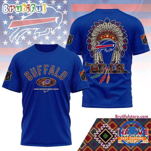 NFL Buffalo Bills Football Native American Heritage Month Unisex 3D Shirt