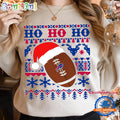 NFL Buffalo Bills Football Santa Claus Hohoho Christmas Pattern Sweatshirt