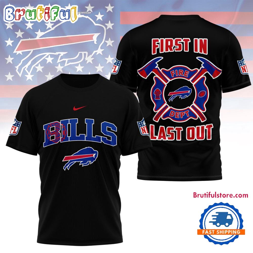 NFL Buffalo Bills Football Team Fire Dept Design T Shirt