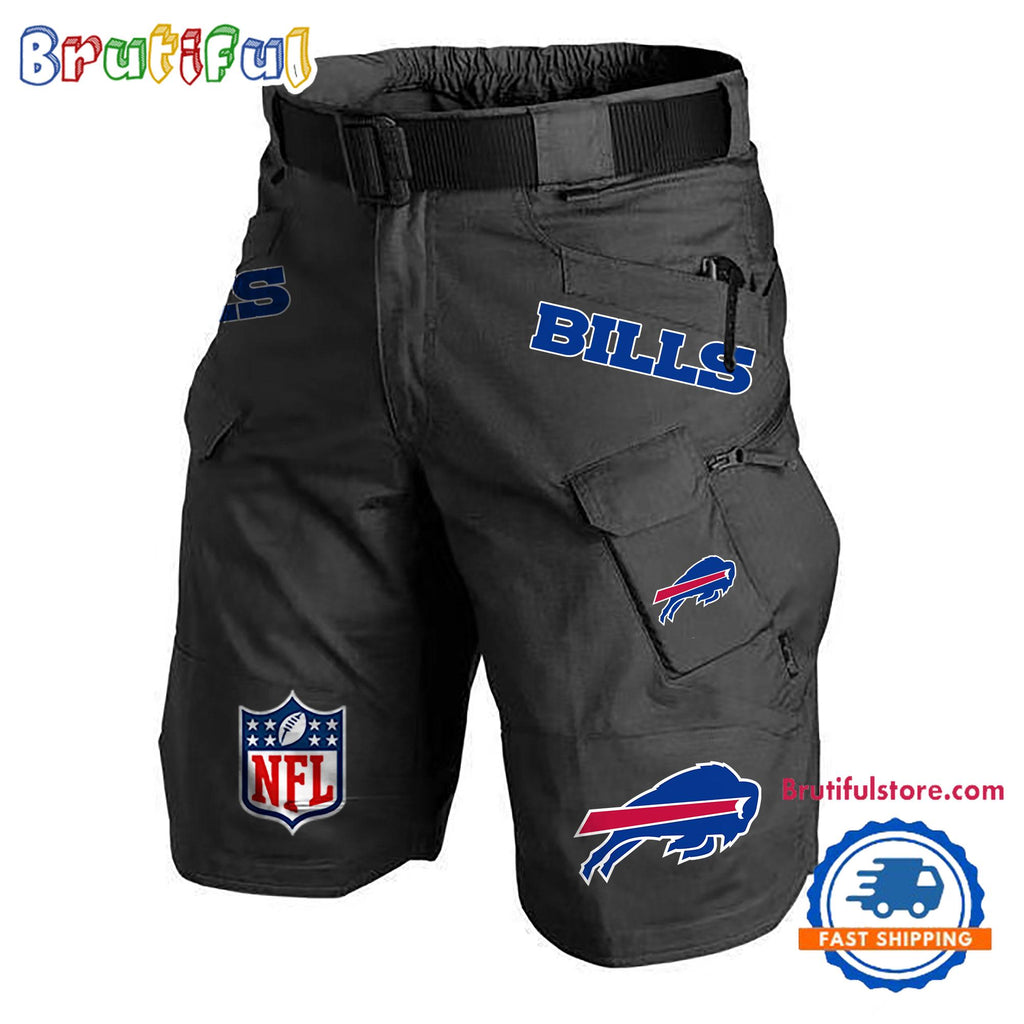 NFL Buffalo Bills Football Team Military Tactical Shorts