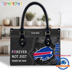 NFL Buffalo Bills Forever Not Just When We Win Women’s Leather Hand Bag